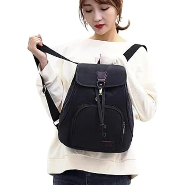 WITERY Mochila de lona para mujer mochila escolar para