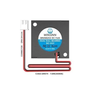 WINSINN Ventilador de ventilador de 1.181 in 24 V 3010_4