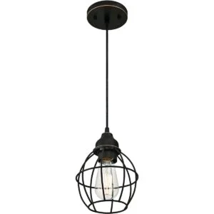 WISBEAM Lámpara colgante con acabado de bronce aceitado_3