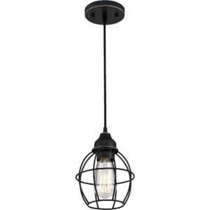 WISBEAM Lámpara colgante con acabado de bronce aceitado_4