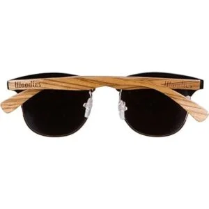 WOODIES Gafas de sol de madera hechas de madera de cebra_3