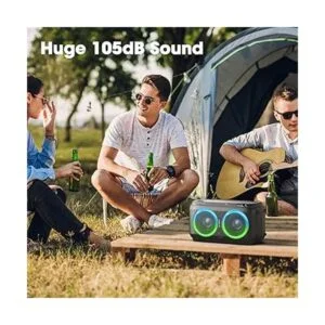 WKING Altavoz Bluetooth de 80 W fuerte graves súper_4