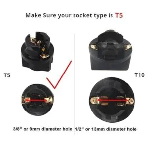 WLJH 10 piezas T5 Twist Lock Socket 74 73 37 2721 Base de_2
