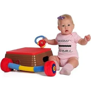 WOD Toys Tetera de peluche para bebé con sonajero