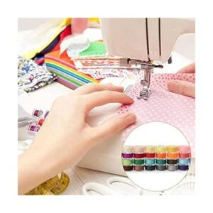 WIWAPLEX Kits de hilos de coser de 72 bobinas 437 yardas_4