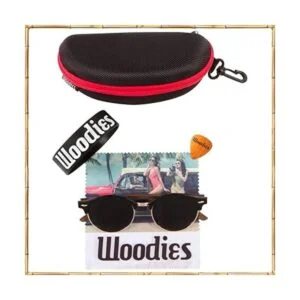 WOODIES Gafas de sol polarizadas de madera de nogal para_3