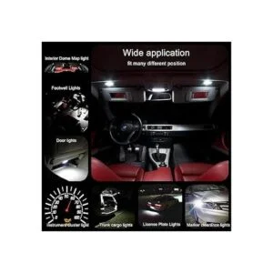 WLJH Panel de instrumentos blanco brillante velocímetro_5