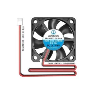 WINSINN Ventilador CC de 1.969 in 12 V 5010 doble_4