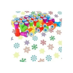 WILLBOND 36 sellos de copo de nieve de invierno sellos de_4