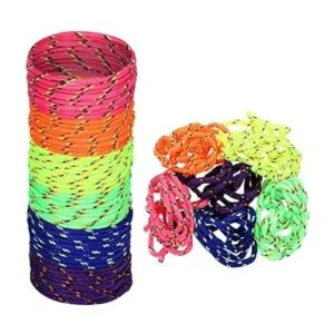 WILLBOND Pulseras de amistad de neón 216 a granel para_4