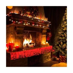 WILLBOND Paquete de 4 guirnaldas de flecos de papel de