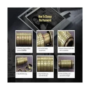 WHRMQ El Mini Da Vinci Code Cryptex Lock Revomaze_6