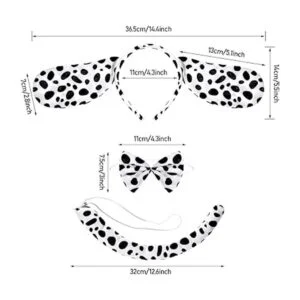 WILLBOND Juego de 27 piezas de disfraz de dálmata para_2