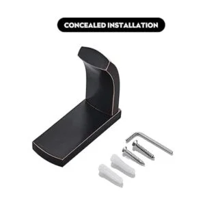 WINCASE Ganchos de bronce para toallas de baño paquete de_6