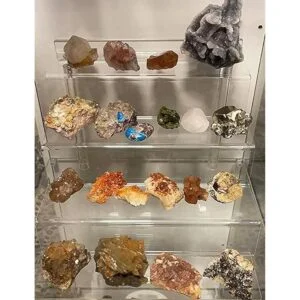 WINKINE Soportes de exhibición de acrílico paquete de 2_4