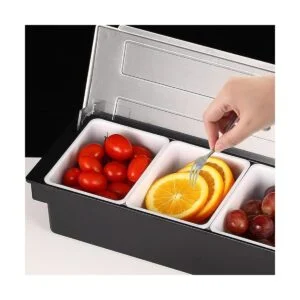 WICHEMI Bandeja dispensadora de frutas verduras y_5