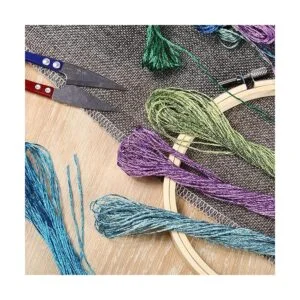 WILLBOND 24 hilos metálicos para bordar hilo de bordado