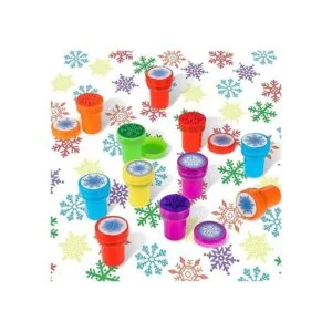 WILLBOND 36 sellos de copo de nieve de invierno sellos de_3