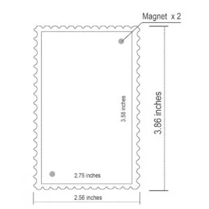 WINKINE Marcos magnéticos para fotos de 2 x 3 pulgadas_3