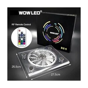 WFPOWER Soporte para ventilador de refrigeración LED RGB_3