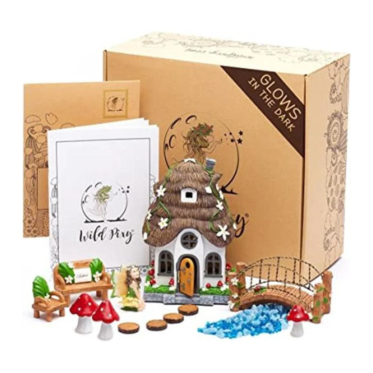 WILD PIXY Kit de accesorios para jardín de hadas Casa