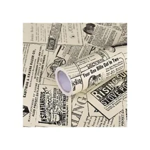 WENMER Papel de contacto de periódico de 17.71 x 118