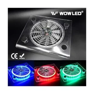 WFPOWER USB RGB LED Cooler Cooling Fan Stand MultiColor_5