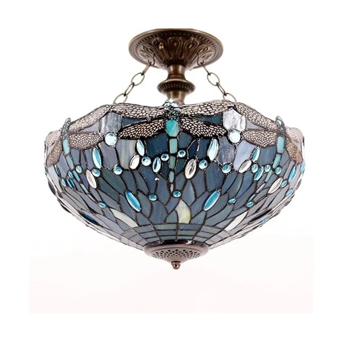 WERFACTORY Tiffany Lámpara de techo con diseño de_2