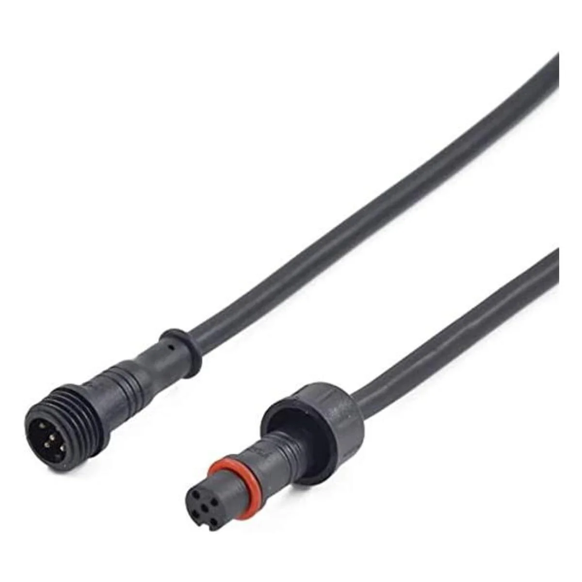 WESIRI 5 pares 5pin negro conector eléctrico LED conector_1