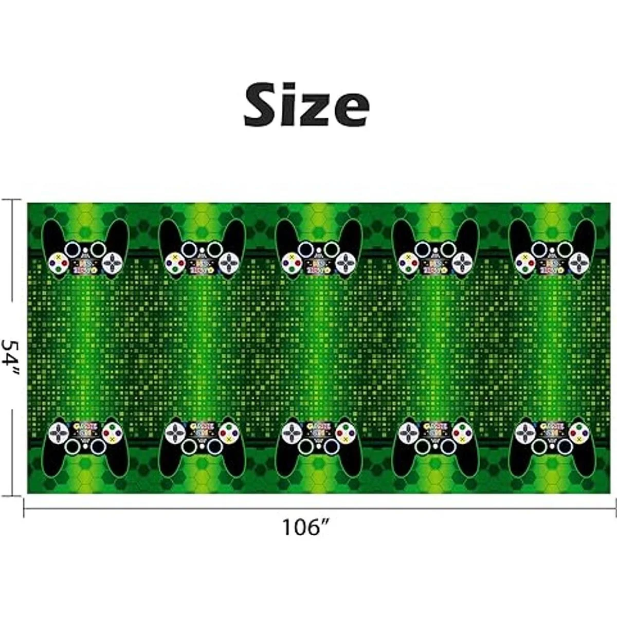 WERNNSAI Fundas de mesa de videojuegos 2 manteles de_3