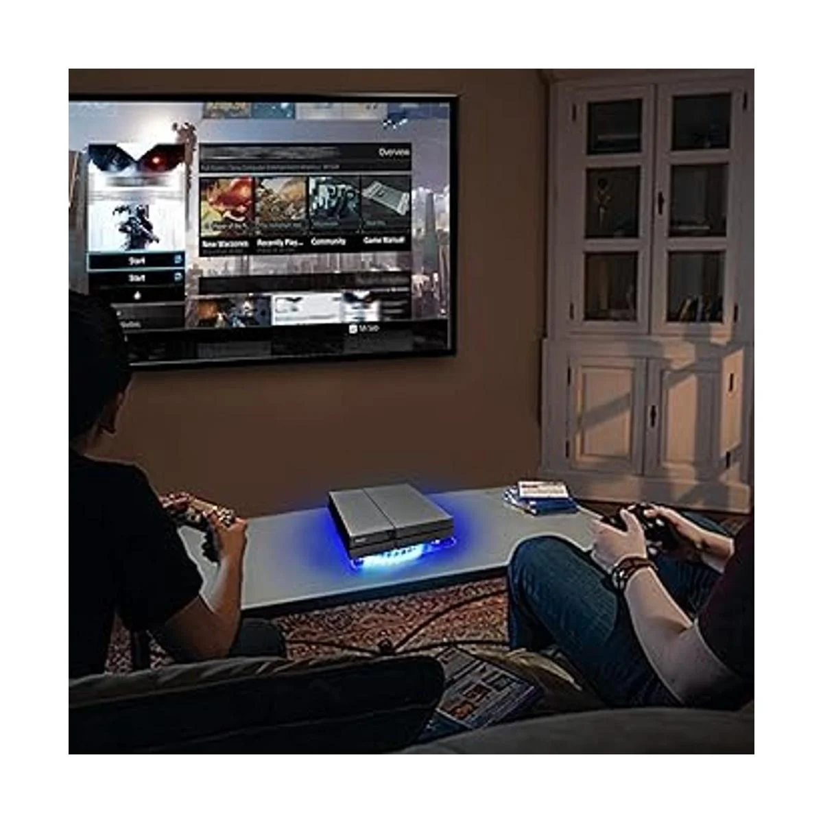 WFPOWER USB RGB LED Cooler Cooling Fan Stand MultiColor_4