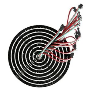 WESIRI 241 LED 9 anillos WS2812B 5050 RGB LED anillo de_2