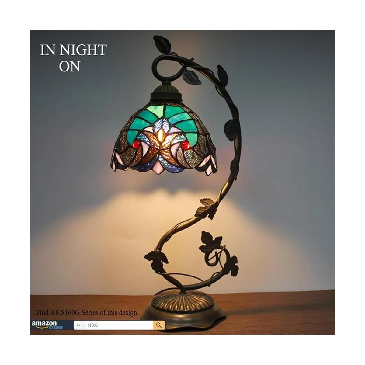 WERFACTORY Lámpara de cristal de color estilo Tiffany_3