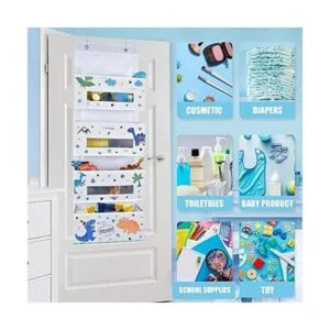 WERNNSAI Organizador colgante de dinosaurio sobre la_5