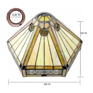 WERFACTORY Tiffany Pantalla de repuesto de 12 x 10 x 6