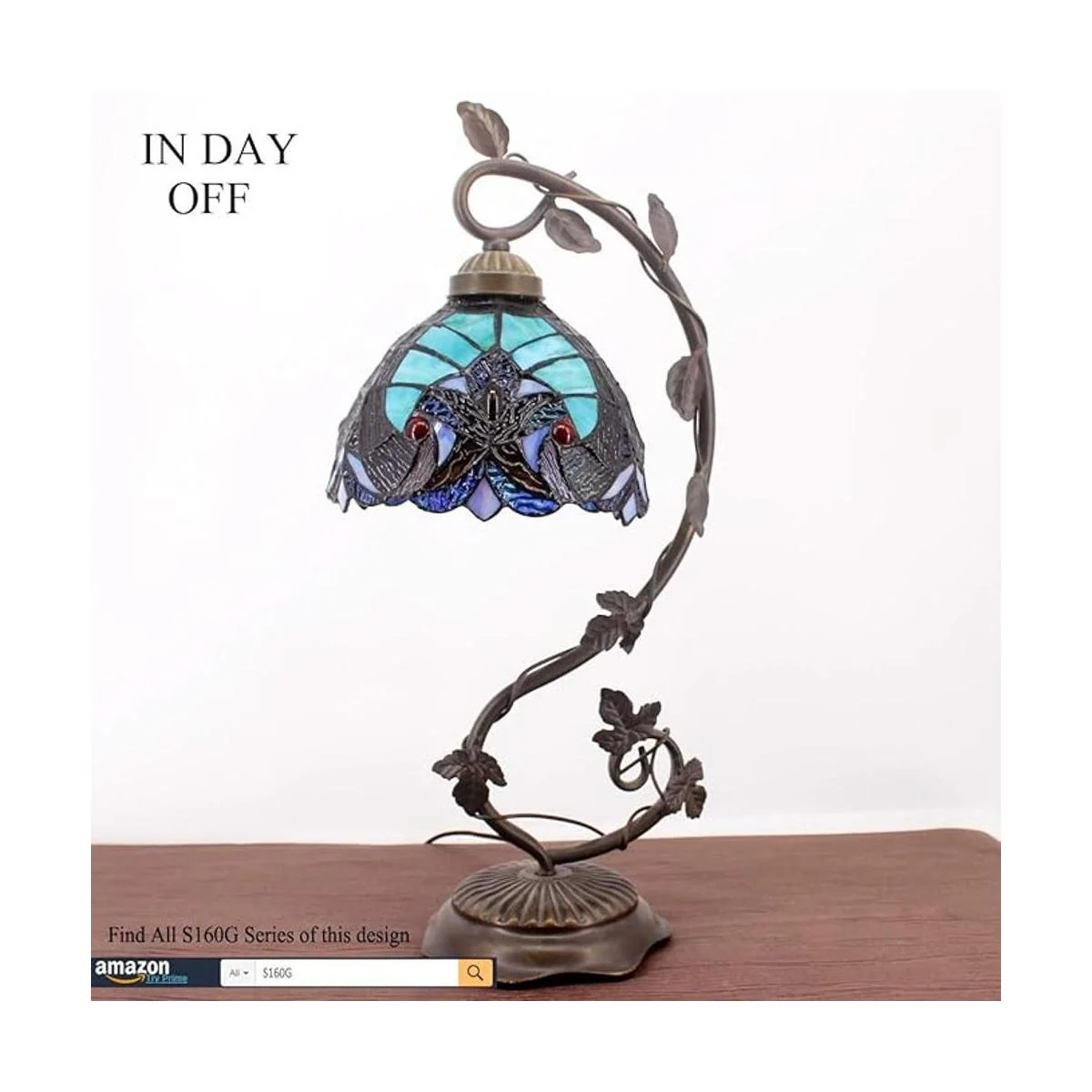 WERFACTORY Lámpara de cristal de color estilo Tiffany_5