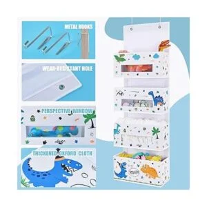 WERNNSAI Organizador colgante de dinosaurio sobre la_2