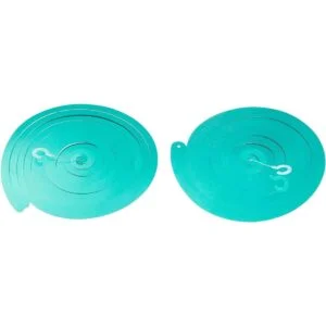 WEVEN Teal Party Hanging Swirl Decorations Plastic_2