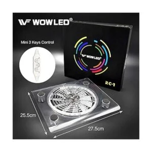 WFPOWER USB RGB LED Cooler Cooling Fan Stand MultiColor_3