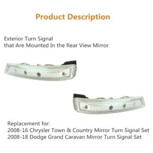 WFLNHB Juego de lámparas intermitentes de espejo izquierdo_4