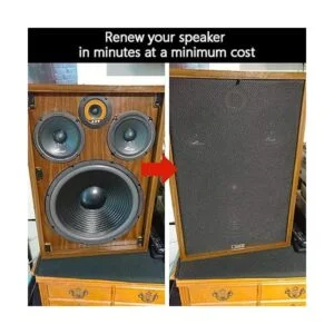 WAYBER Paño de rejilla para altavoz estéreo para_4