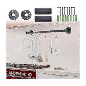 WEBI Perchero de pared para ropa perchero industrial de_5