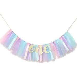 WAOUH Cartel de bebé niña para el primer cumpleaños_1