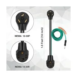 WELLUCK Adaptador de secadora de 1.5 pies de 4 clavijas a_4