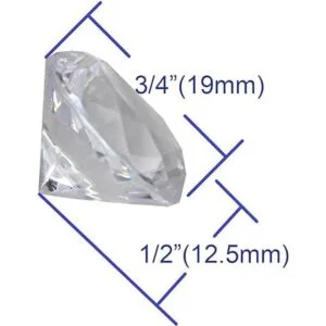 WELMATCH Rellenos de jarrón de diamantes acrílicos_2