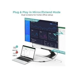 WARRKY Adaptador Mini DisplayPort a HDMI compatible con_4