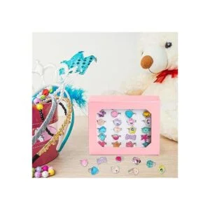 WATINC 24 anillos de joyería ajustables de princesa_4