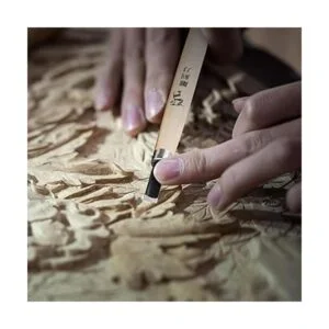 WAYCOM Juego de 24 cuchillos de madera kit de tallado de