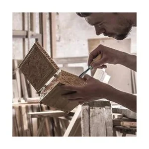 WAYCOM Juego de 24 cuchillos de madera kit de tallado de