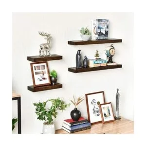 WELLAND Bradley Juego de 2 estantes flotantes de madera_6